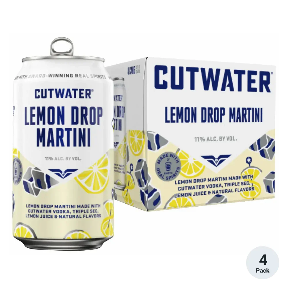 Cutwater Lemon Drop Martini 4-Pack 12-oz Cans