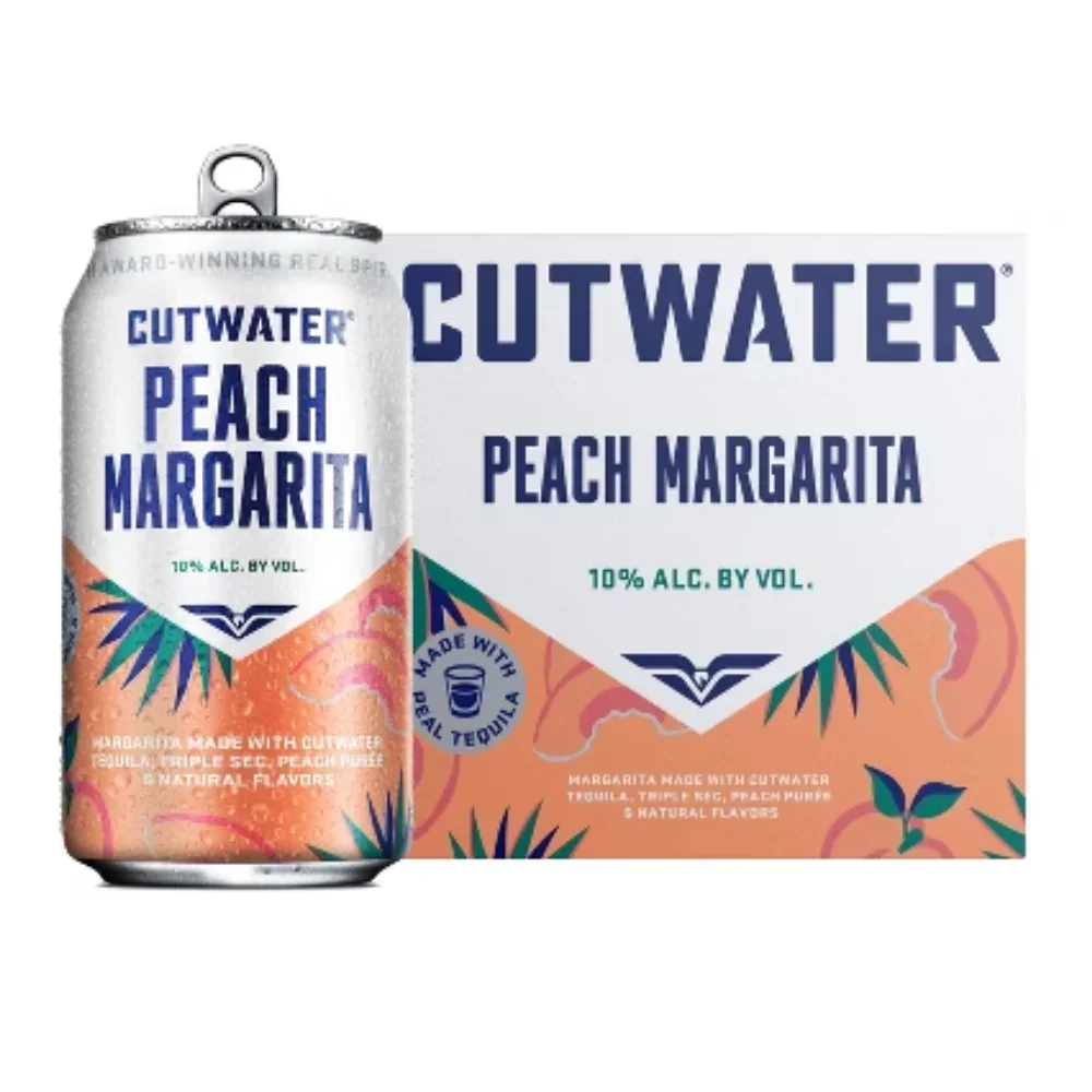 Cutwater Peach Margarita 4-pk 12-oz Cans
