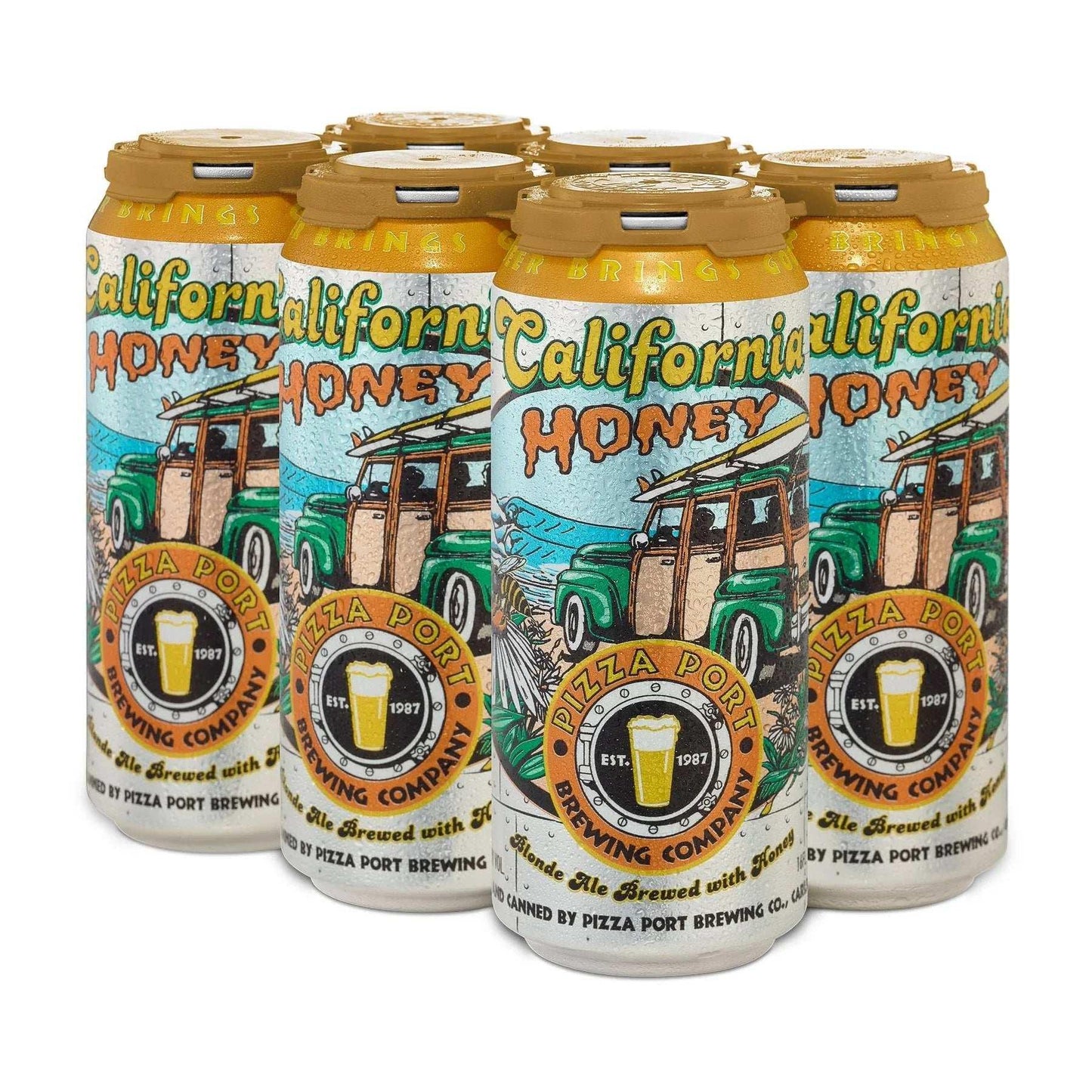 Pizza Port California Honey Ale – 6-pack - Sipsy