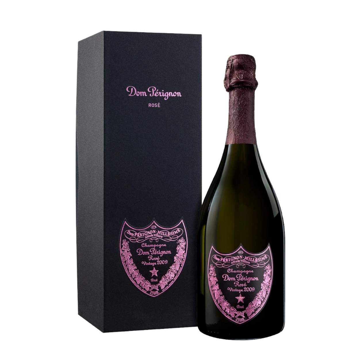 Dom perignon rose champagne with goft box