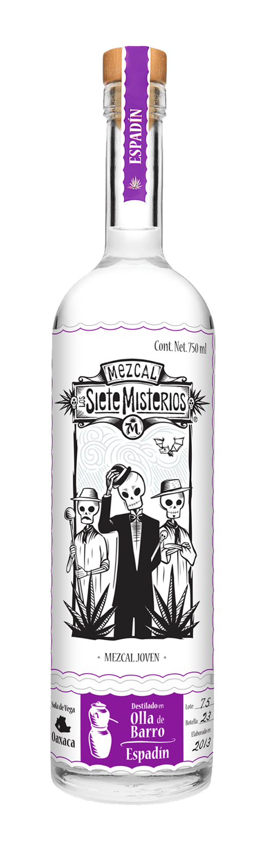 Siete Misterios Olla de Barro Espadin Mezcal - 750ml