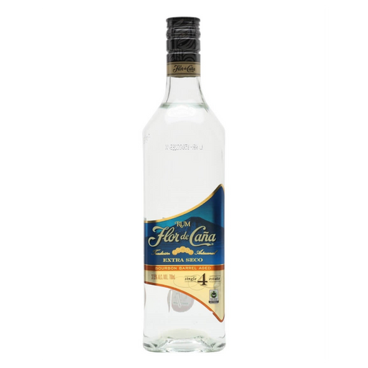 Flor de Caña 4 Year Extra Seco Clear Rum - 750ml