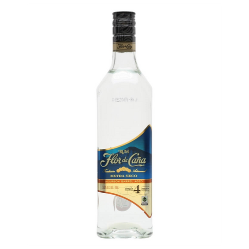 Flor de Caña 4 Year Extra Seco Clear Rum - 750ml