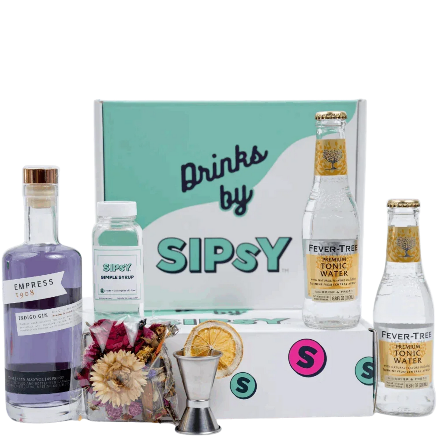 FLower bomb gin cocktail gift set