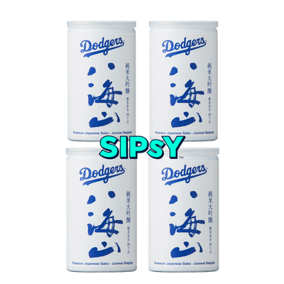 Hakkaisan Dodgers Junmai Daiginjo Sake 4 Pack  — 180ml Can