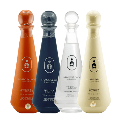 Humano Blanco Joven Reposado & Añejo - 4-Pack