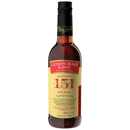Lemon Hart & Son 151 Overproof Rum - 750ml