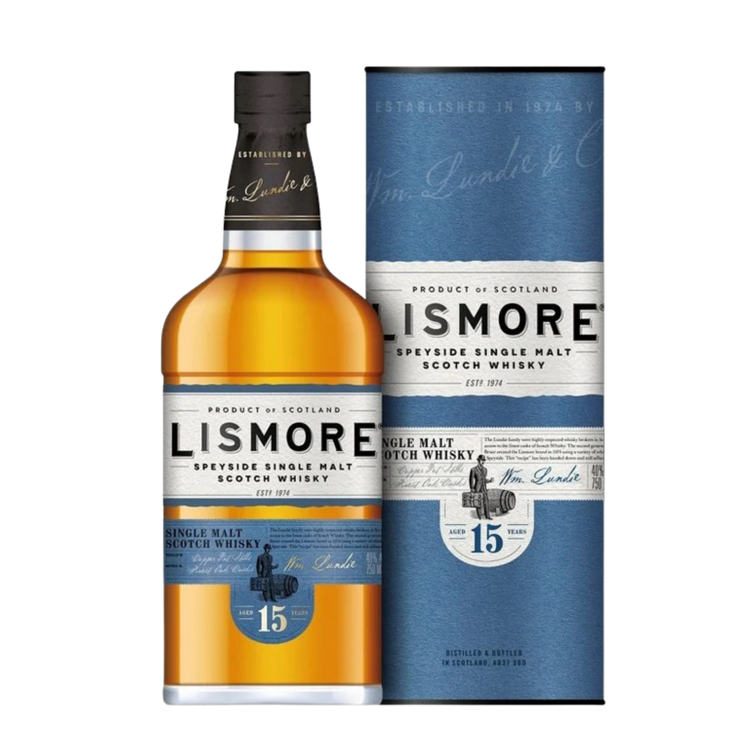 Lismore 15 Year Old Single Malt Scotch Whisky - 750ml
