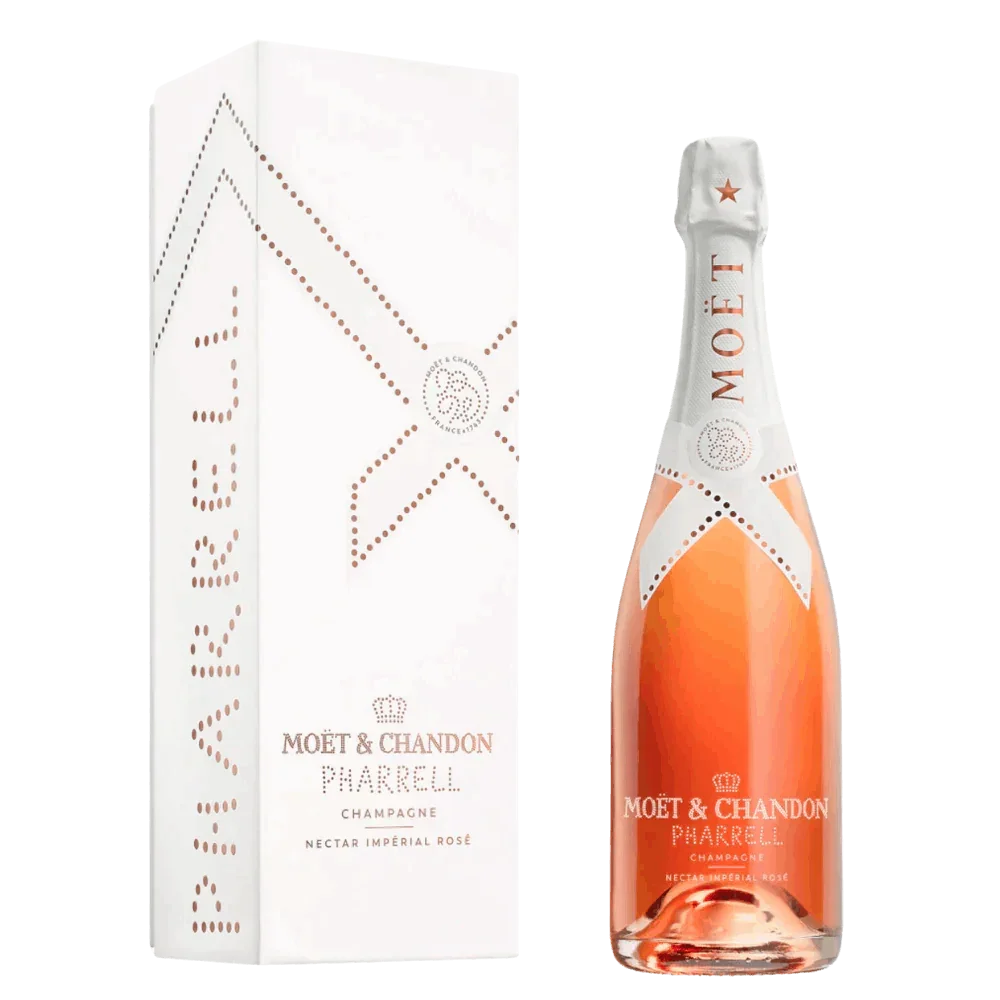 Moët & Chandon x Pharrell Williams Limited Edition Nectar Impérial Rosé - 750ml - Sipsy