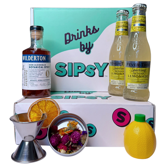 The Lemon Spritz Mocktail Non-Alcoholic Cocktail Gift Set - 4 Servings