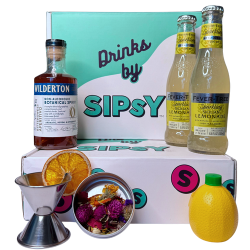The Lemon Spritz Mocktail Non-Alcoholic Cocktail Gift Set - 4 Servings