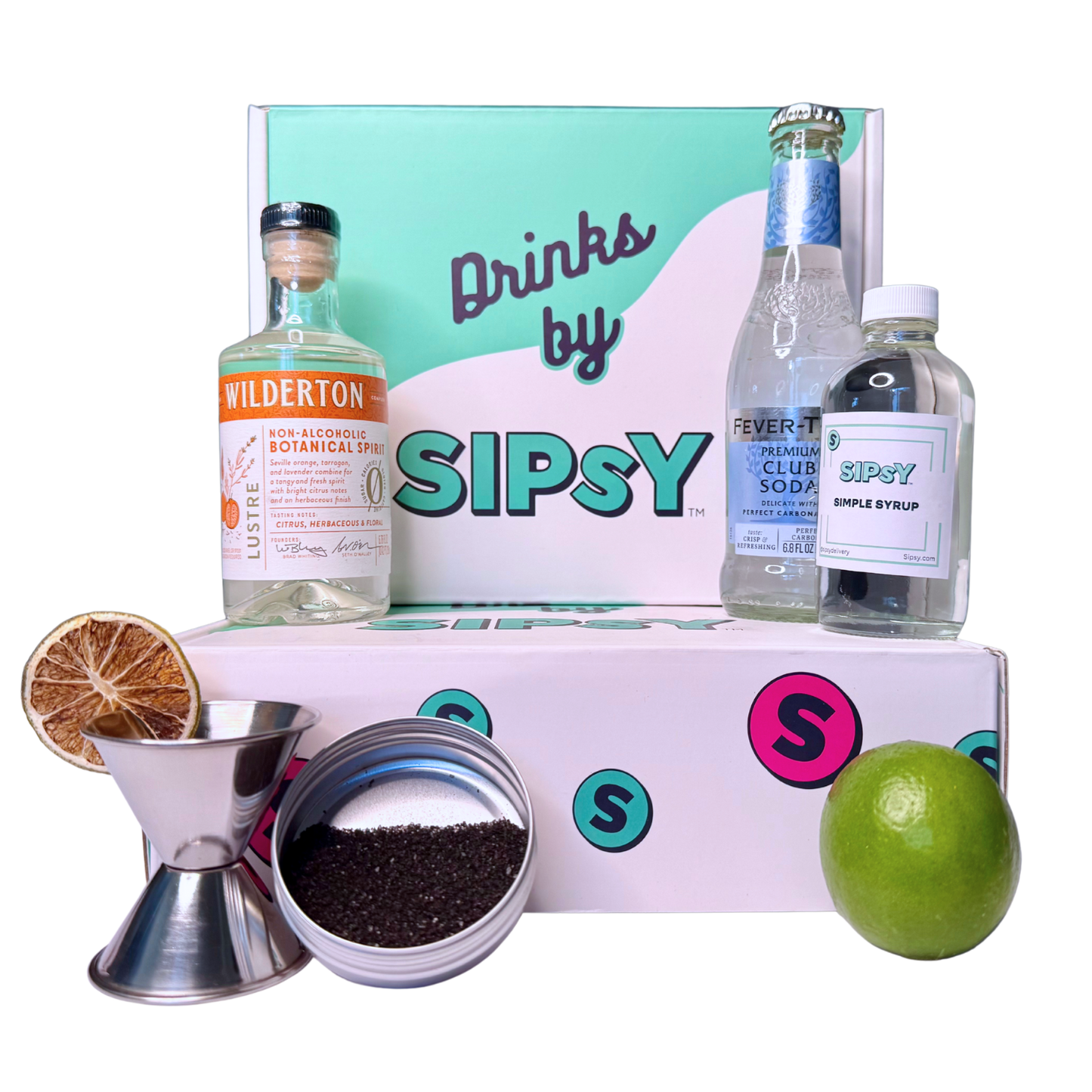 The Margarita Mocktail Non-Alcoholic Cocktail Gift Set - 4 Servings