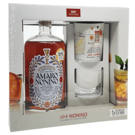Amaro Nonino Quintessentia Tumbler Gift Set - 750ml
