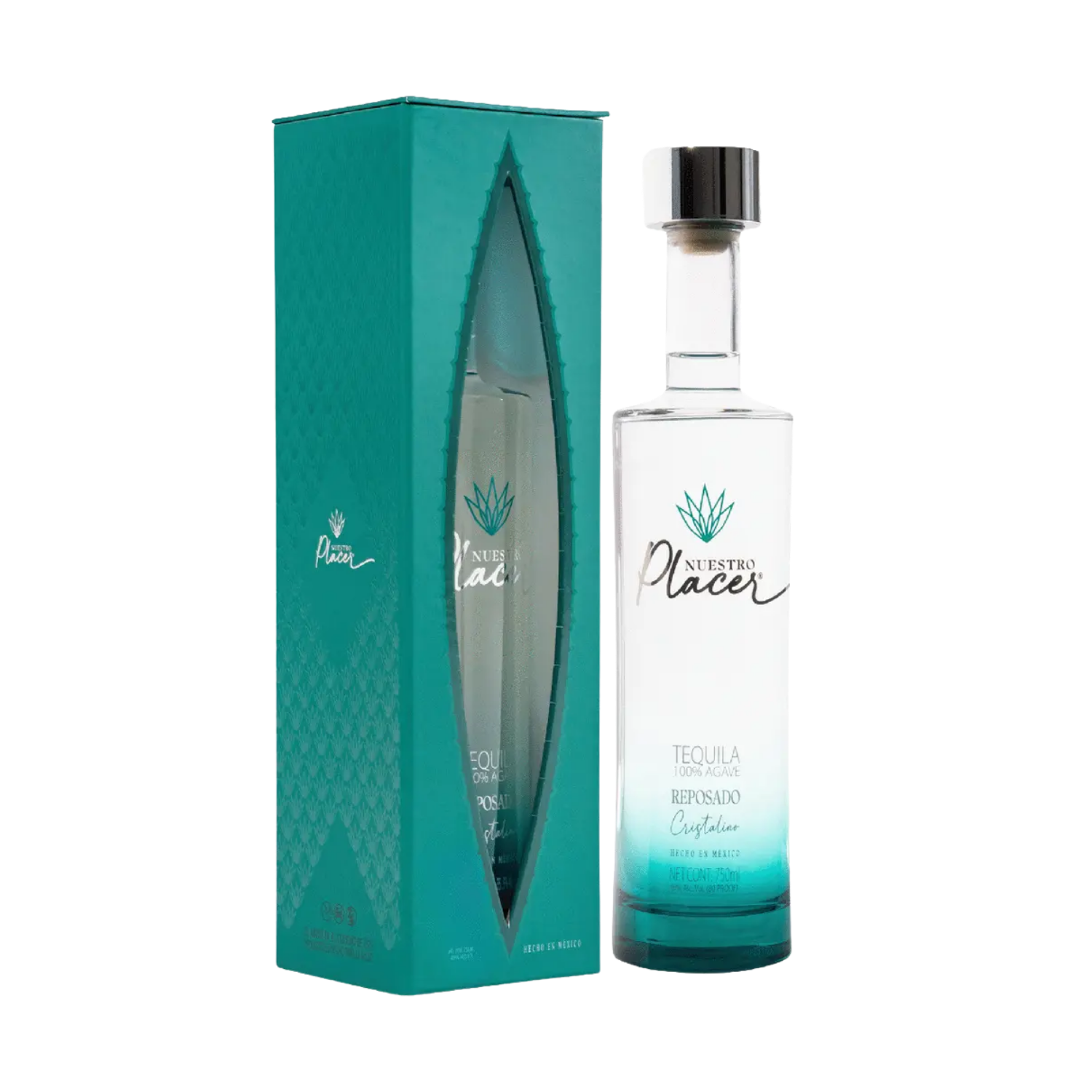 nuestro placer cristalino tequila 750ml
