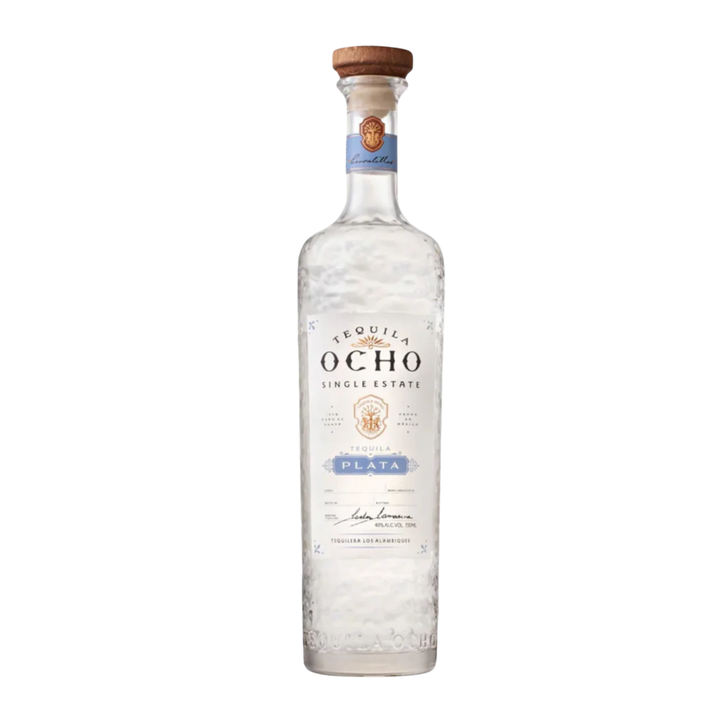 Ocho plata tequila 750ml
