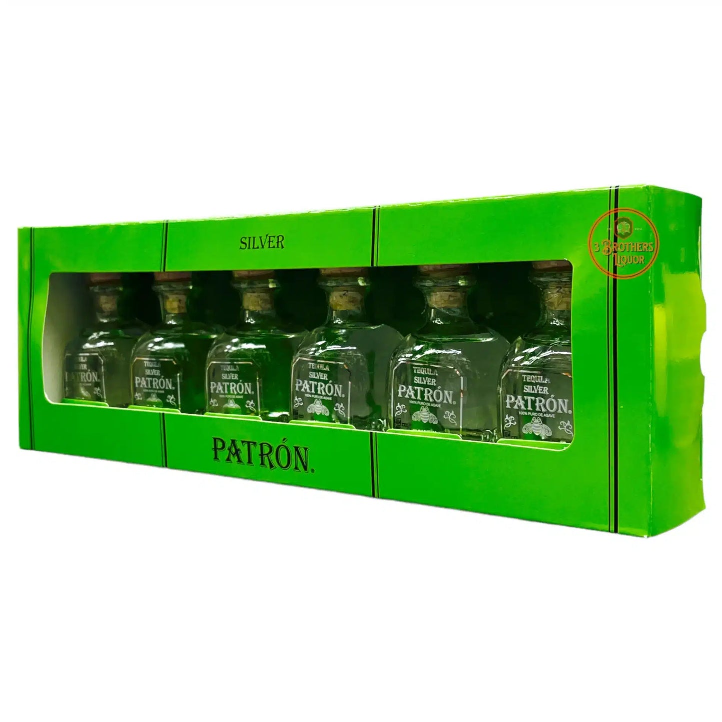 Patron Silver Tequila Mini Shots - Set of 6 50ml