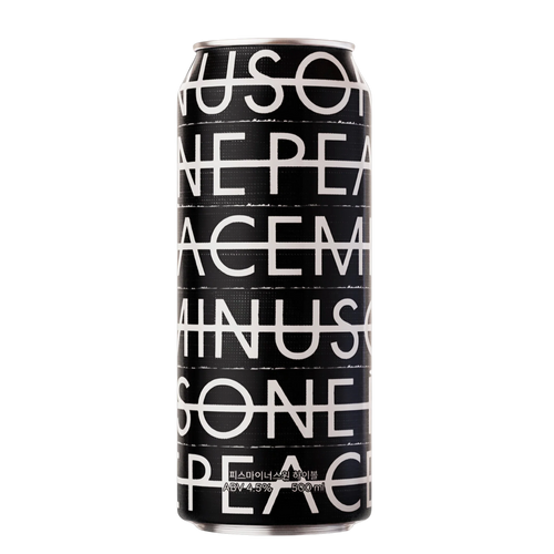 Peaceminusone Highball Black  - 500ml