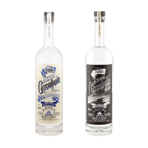 Cascahuin Tahona Blanco and Plata 48 Tequila - 2pk