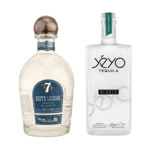 Yeyo Blanco and Siete Leguas Blanco Tequila - 2-Pack