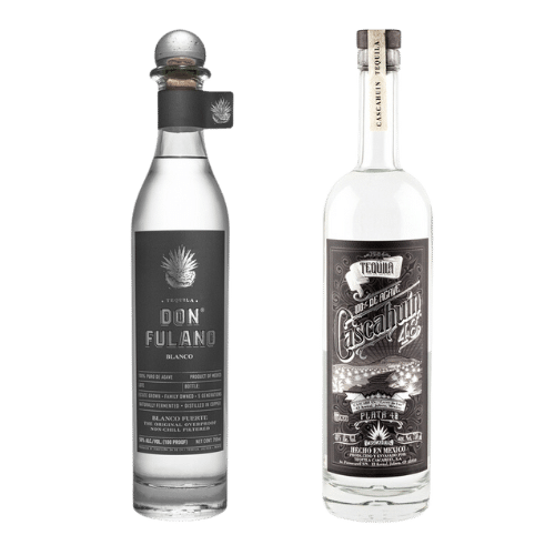 Cascahuin Plata 48 Blanco and Don Fulano Blanco Fuerte Tequila - 2pk