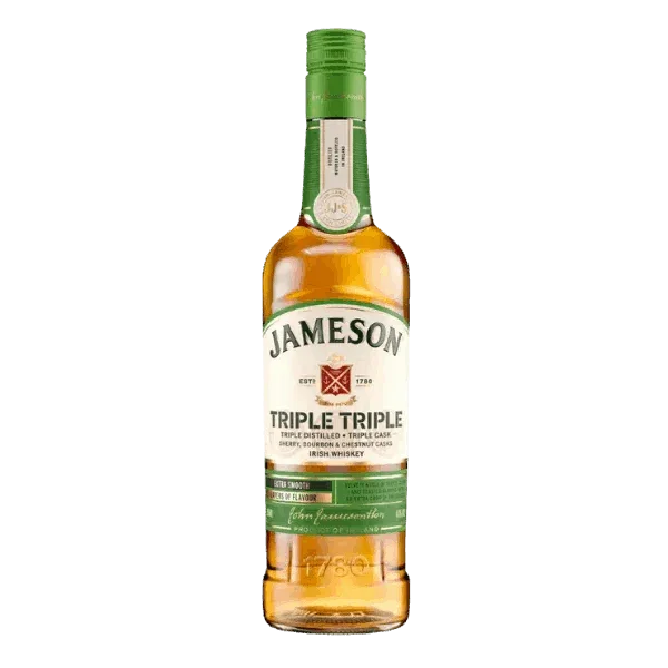 Jameson Triple Triple Irish Whiskey – 750 ml - Sipsy