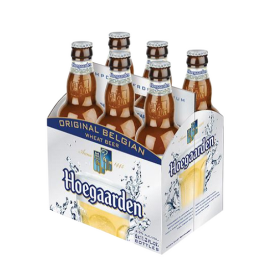 Hoegaarden Belgium White Ale  - 6 bottles