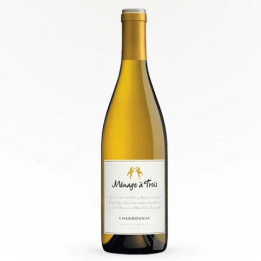 Ménage à Trois Chardonnay – 750 mL - Sipsy