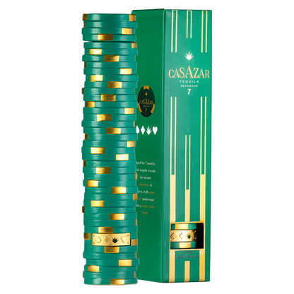 CasAzar Tequila Reposado 750ml bottle with box