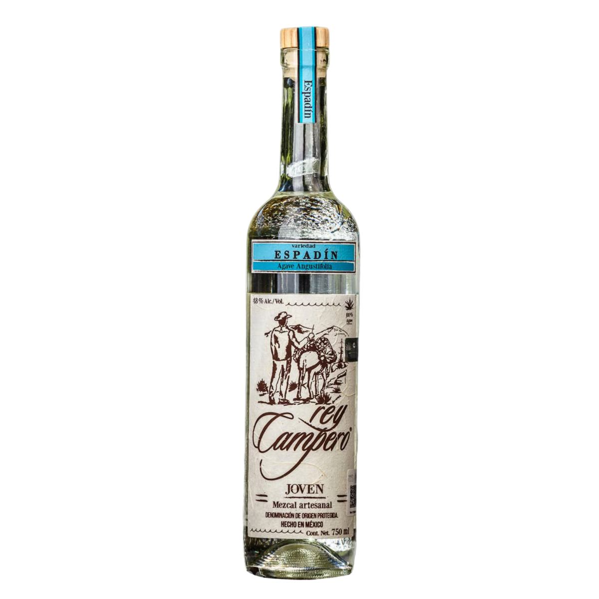 Rey Compero mezcal espadin joven 750ml bottle