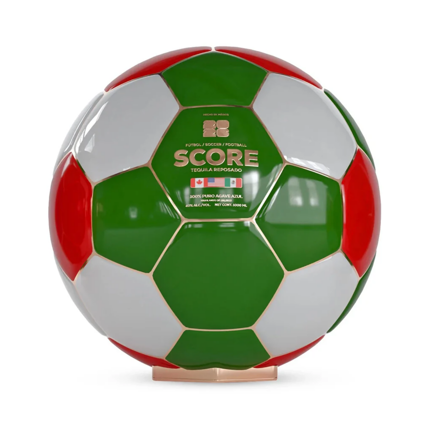 Score Tequila Reposado Mexico Limited Edition Ball Decanter - 750ml