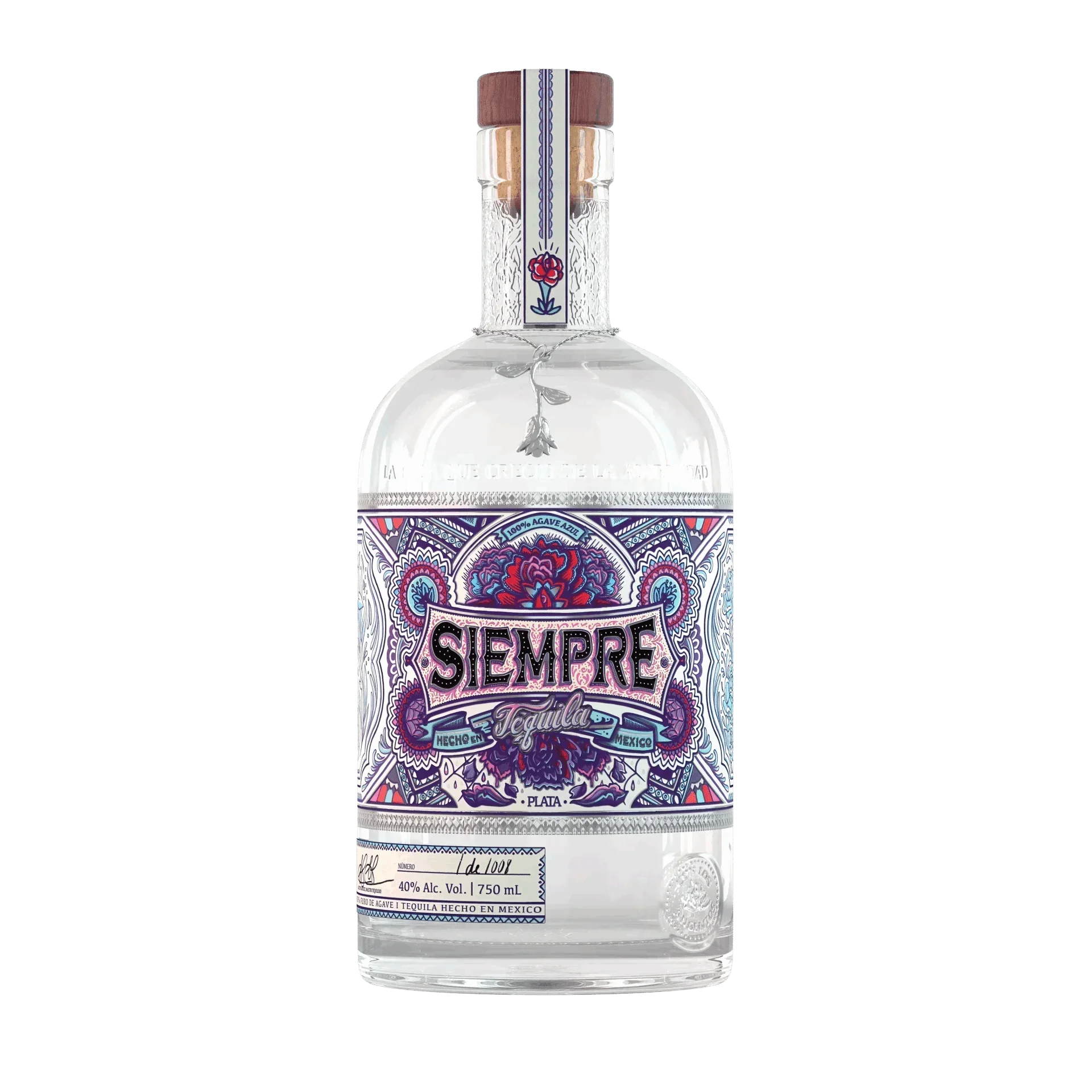 Siempre Plata Tequila, 750 mL - Sipsy