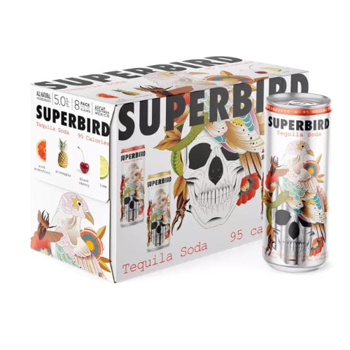 Superbird Tequila Soda Variety Pack - 8PK