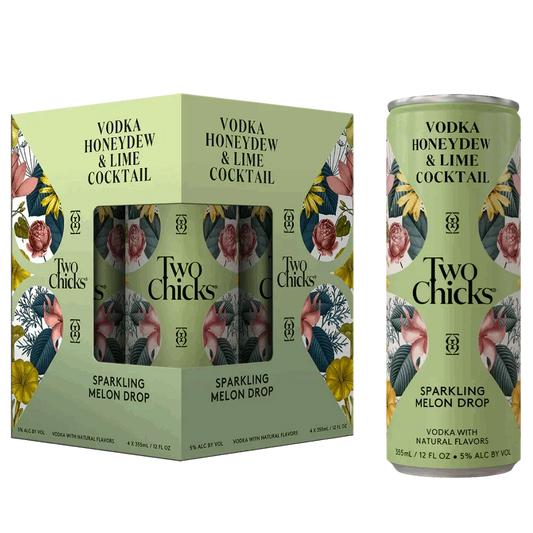 Two Chicks Sparkling Honeydew Melon Drop – 4pk - Sipsy