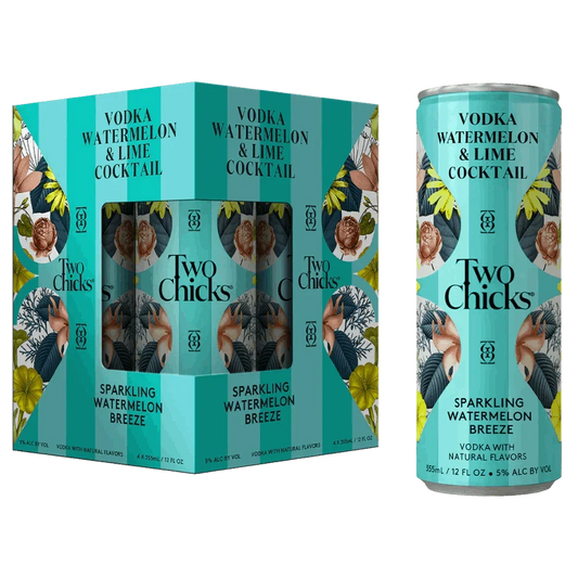 Two Chicks Vodka Watermelon Breeze — 4-pack - Sipsy