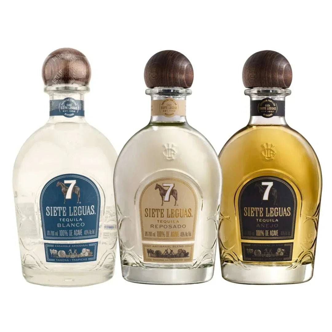 Siete Leguas Blanco, Reposado, and Añejo - 3pk - Sipsy