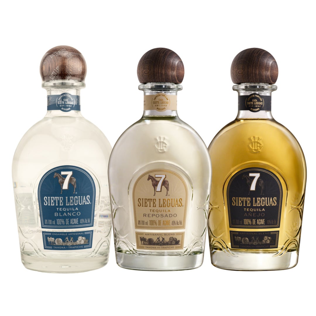 Siete Leguas Blanco, Reposado, and Anejo- 3pk