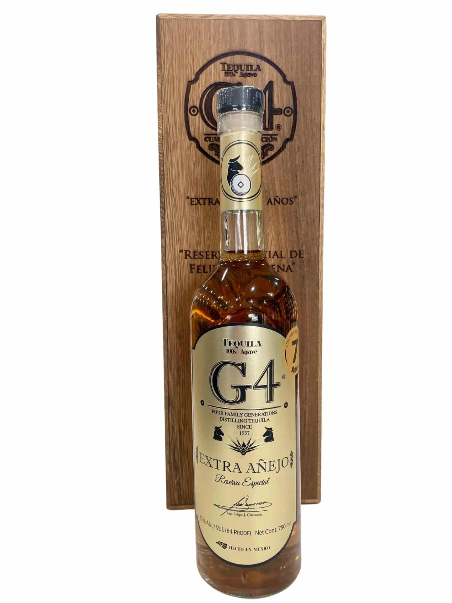 G4 7 Year Extra Anejo Tequila - 750ml