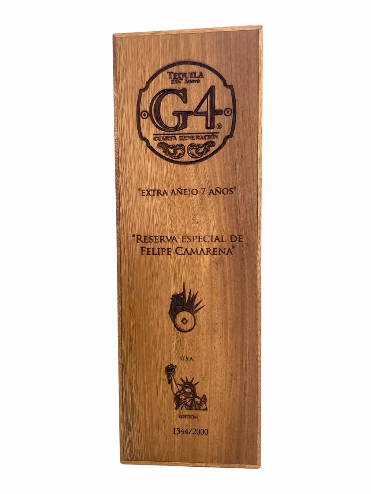 G4 7 Year Extra Anejo Tequila - 750ml