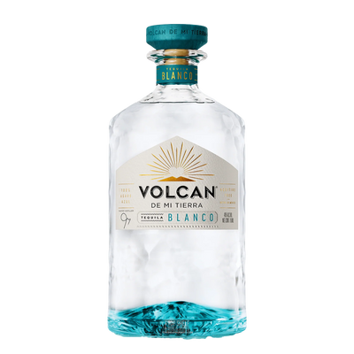 Volcan de Mi Tierra Blanco tequila bottle 750ml with white background
