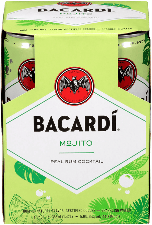 Bacardi Mojito- 12oz 4 pack