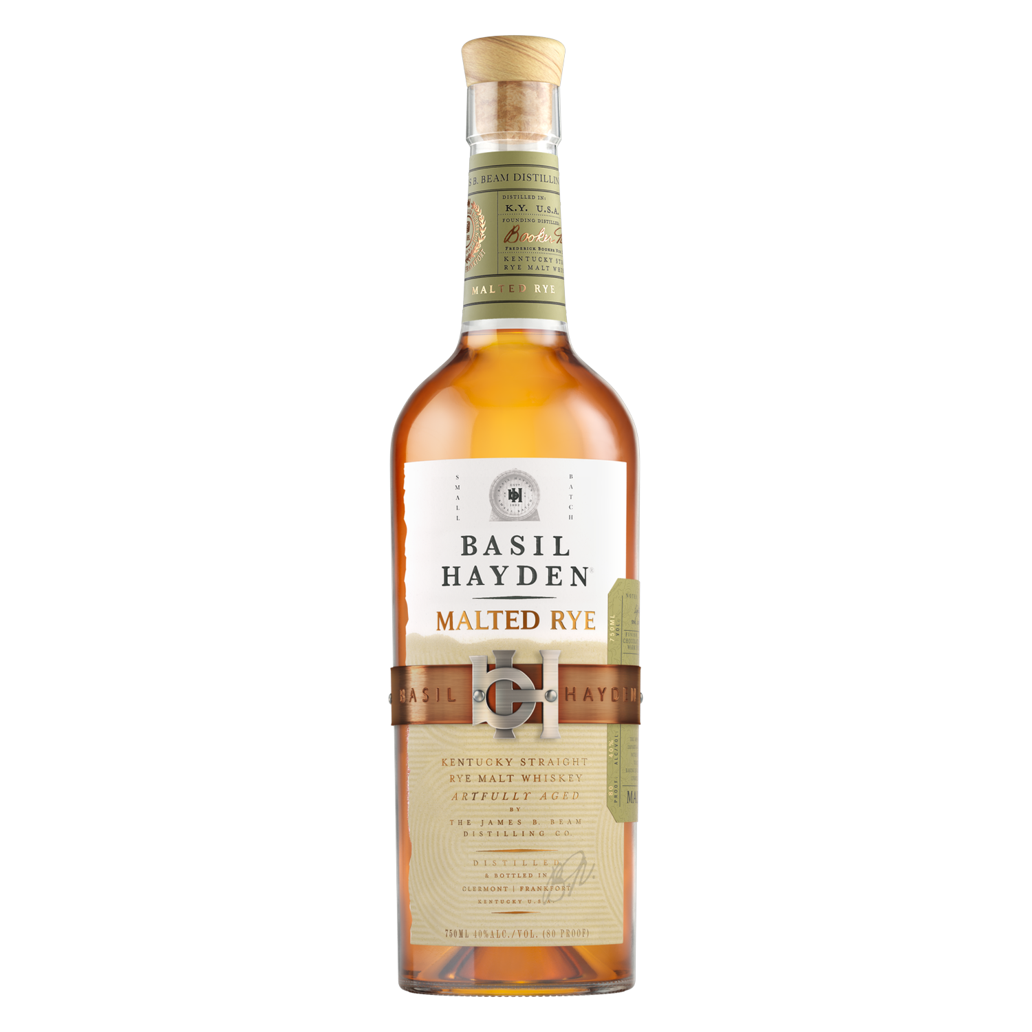 Basil Hayden Malted Rye Whiskey - 750ml bottle