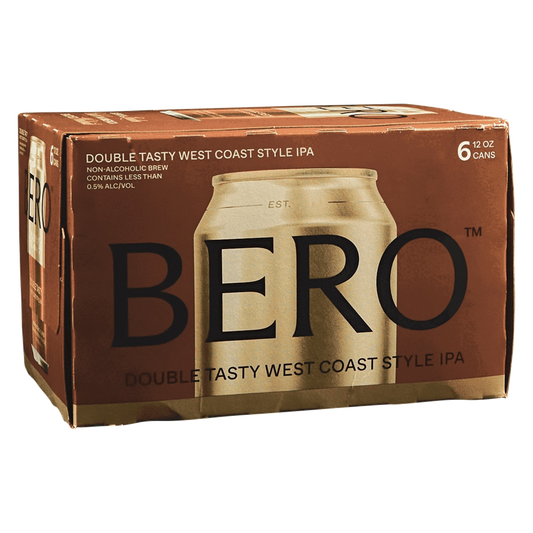 Bero Double Tasty Non-Alcoholic West Coast IPA - 6pk 12oz Cans