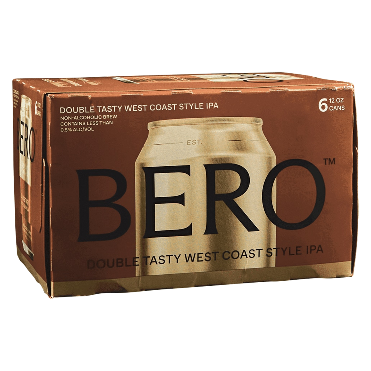 Bero Double Tasty Non-Alcoholic West Coast IPA - 6pk 12oz Cans