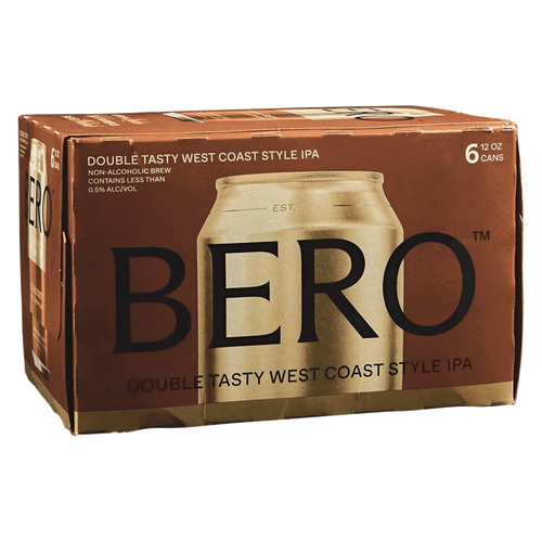 Bero Double Tasty Non-Alcoholic West Coast IPA - 6pk 12oz Cans