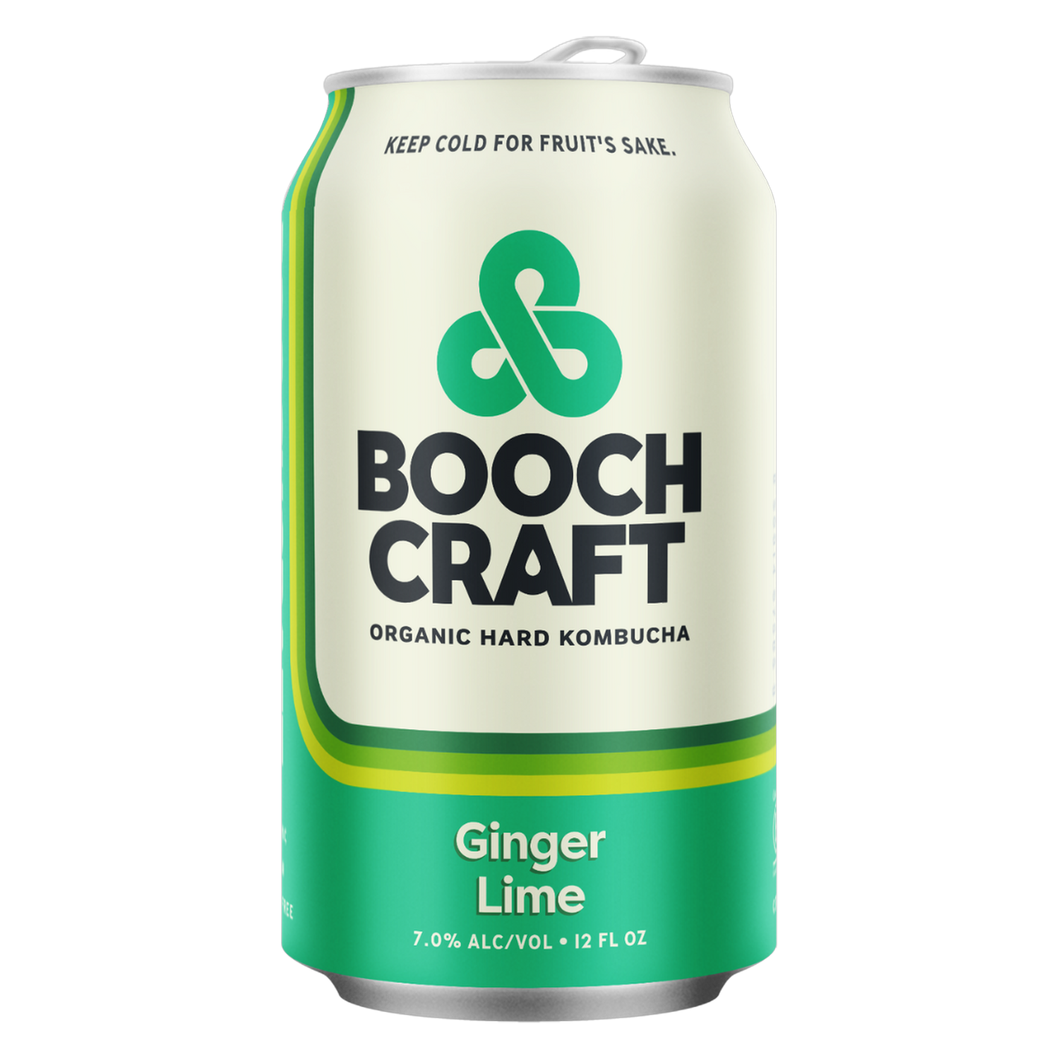 Boochcraft Ginger Lime Hard Kombucha - 6 pack cans