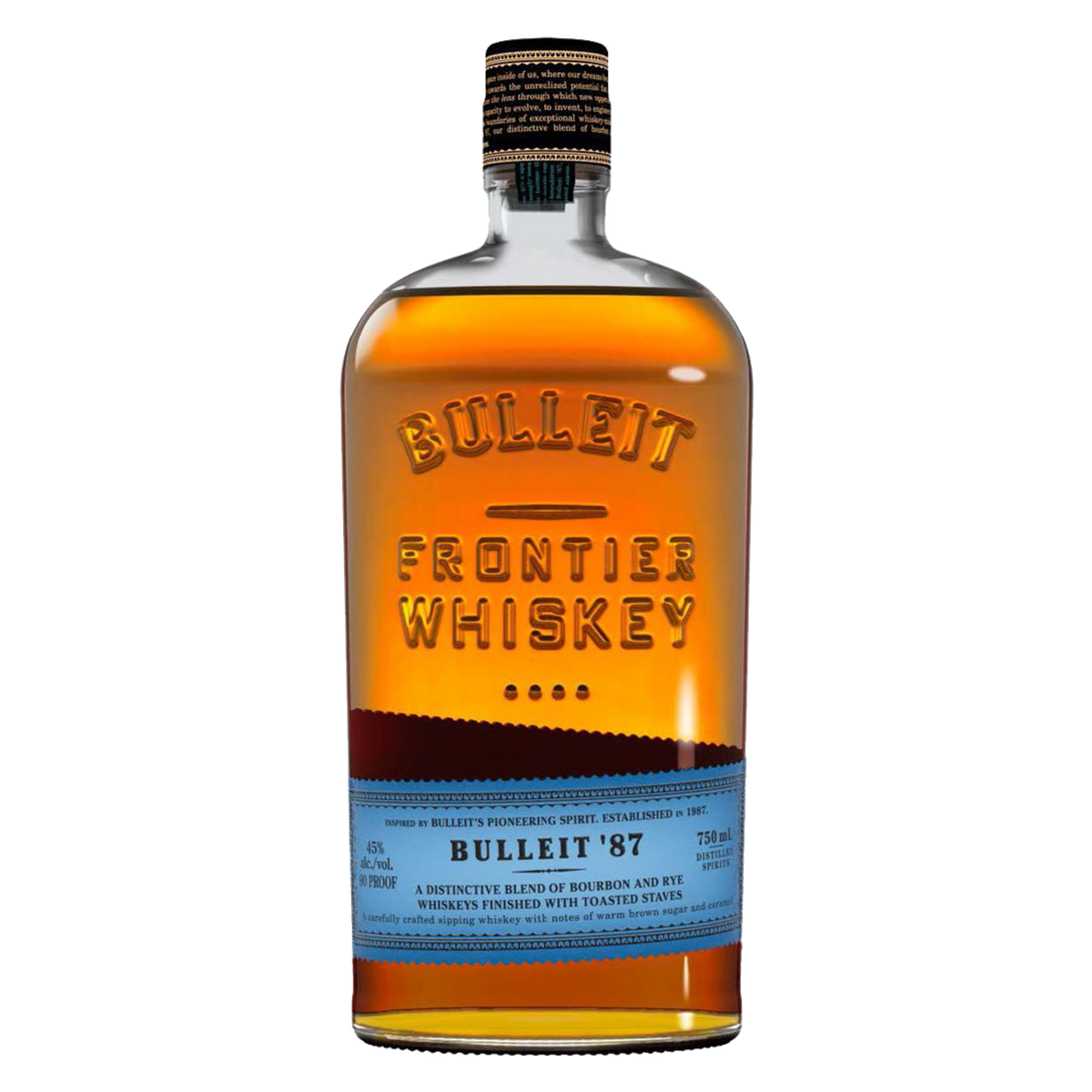Bulleit Bourbon & Rye '87 Blended Frontier Whiskey - 750ml bottle
