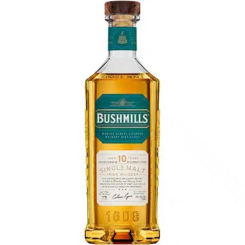 Bushmills 10 Year  Single Malt Irish  Whiskey - 750ml