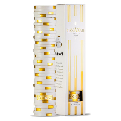 CasAzar Tequila Joven 750ml bottle with box