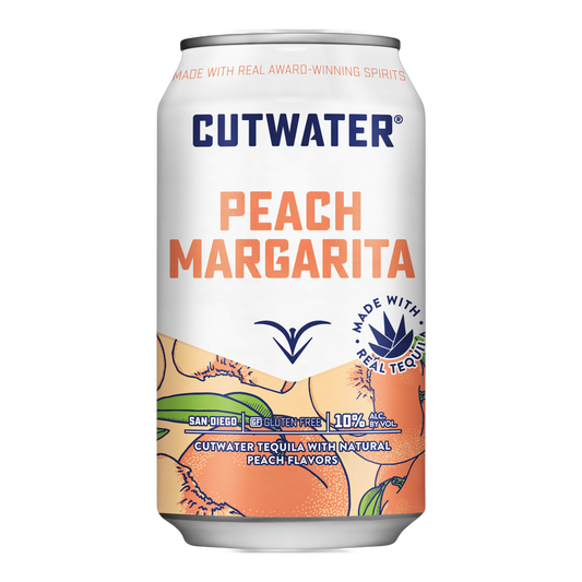 Cutwater Peach Margarita 4-Pack 12-oz Cans