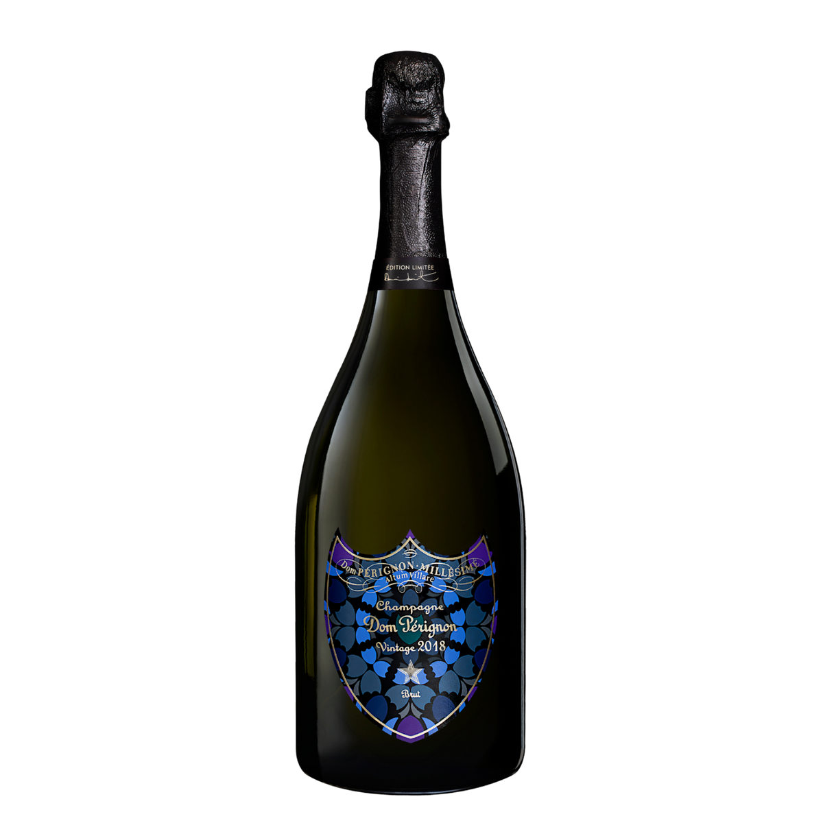 Dom Perignon limited edition damien Hirst 750ml bottle 